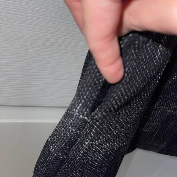 1. STATE Womens Ivory/Black Plaid Sleeveless V-Neck Asymmetrical Shift Dress - Picture 10 of 15